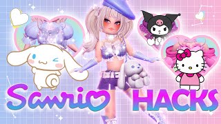 Sanrio Outfit Hacks In Royale High 1 [upl. by Redla]