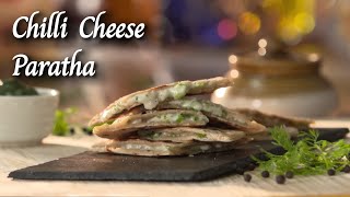 Chilli Cheese Paratha Recipe made from Aashirvaad Atta  Wheat Flour Recipe  Aashirvaad Atta Recipe [upl. by Ytirahs]