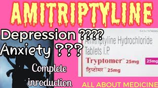 Amitriptyline 10mg  amitriptiline hydrochloride tablets ip  typtomer 10 mg in hindi [upl. by Esital88]