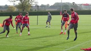 Arsenal 5v3 training session [upl. by Eltrym796]