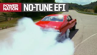 Converting a Carbureted Small Block to EFI on a Chevy Nova  Detroit Muscle S3 E22 [upl. by Horbal]