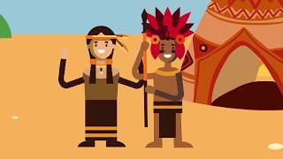 History of Native Americans Animation [upl. by Canute51]