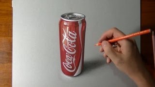 How to draw a coca cola slim can [upl. by Truelove]