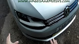 VW Sharan 7N  How to replace headlights clusters  whole units [upl. by Eessej]