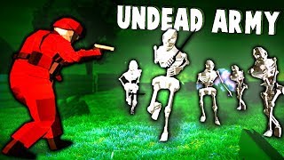 Ravenfields NEW Undead Army Game Mode Ravenfield New Update Gameplay [upl. by Aihsak]