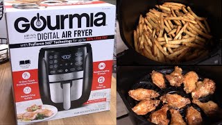 Review of Gourmia 6 Qt Air Fryer Costco Item 4232432 GAF698 Food not included [upl. by Boniface]