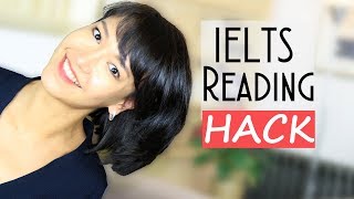 IELTS Reading HACK  How to answer questions FAST [upl. by Kennett]