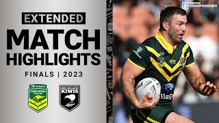 Kangaroos v New Zealand Kiwis  Extended Highlights  Pacific Championships 2023  NRL [upl. by Olivero]