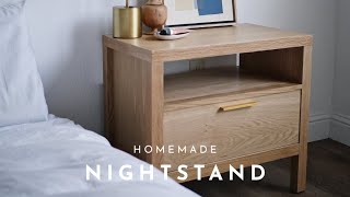 DIY 1  White Oak Nightstand [upl. by Ttoille]