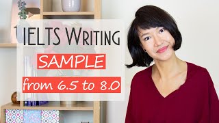 IELTS Writing Sample FROM 65 TO BAND 8 [upl. by Rosen339]