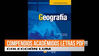 COMPENDIOS ACADÉMICOS LUMBRERAS COMPLETO EN PDF AZULES [upl. by Zantos358]