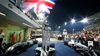 Lewis Hamiltons Second World Title  2014 Abu Dhabi Grand Prix [upl. by Lovmilla939]