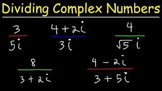 Dividing Complex Numbers [upl. by Owiat659]