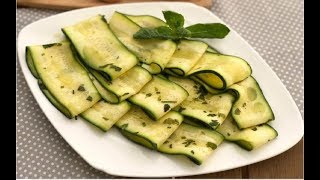 Zucchine marinate senza cottura RICETTA FACILISSIMA [upl. by Atsyrt]