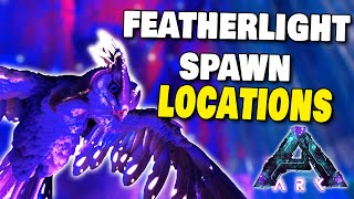 FEATHERLIGHT SPAWN LOCATION ON ABERRATION IN ARK SURVIVAL ASCENDED [upl. by Yenial]