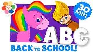 Back to School Learning Videos  Preschool Cartoons for Kids  Phonics Numbers amp more  BabyFirst [upl. by Anirrehs]