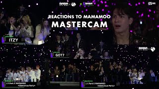 MAMA 2019 Master Cam  All Artist Reactions to MAMAMOOs Performance [upl. by Brace]