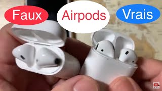 Comment reconnaitre des faux airpods de chez APPLE [upl. by Aniv]