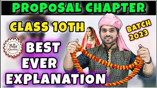 The Proposal  Class 10th Chapter 11  SummaryLong QuestionsAnswers  CBSE ENGLISH Class 10th [upl. by Solahcin]