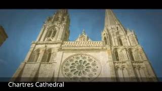 Places to see in  Chartres  France  Chartres Cathedral [upl. by Rivers]