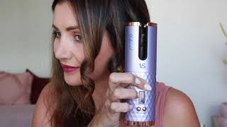 Unbound Cordless Auto Curler Review amp Demonstration by OZBEAUTYEXPERT  VS Sassoon [upl. by Simone]