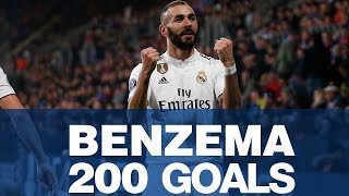 KARIM BENZEMA  200 Real Madrid goals [upl. by Kcirad]