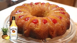 Malibu Pineapple Upside Down Cake [upl. by Nyladnor367]