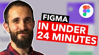 Figma UI Design Tutorial Get Started in Just 24 Minutes [upl. by Steffi]