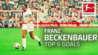 Franz Beckenbauer  Top 5 Goals [upl. by Eirb138]