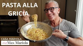 PASTA ALLA GRICIA Ricetta originale  Chef Max Mariola [upl. by Boff]