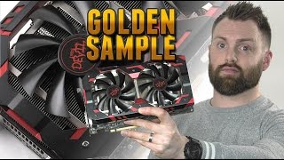 PowerColor Red Devil Golden Sample RX 580 Review [upl. by Nosydam]