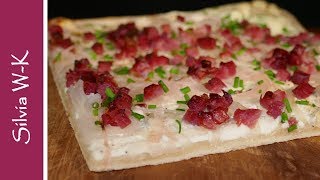 Flammkuchen  Elsässer Art [upl. by Deina]