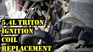 How to Change Ignition Coils on 54L Triton Ford Engine [upl. by Bordiuk]