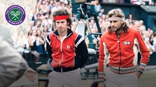 Bjorn Borg v John McEnroe Wimbledon Final 1980 Extended Highlights [upl. by Lomax]