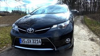 2014 Toyota Auris 132 HP Test Drive [upl. by Michail56]