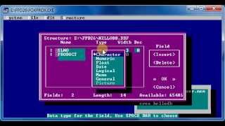 Foxpro Basic Commands [upl. by Gnurt]