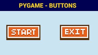 PyGame Beginner Tutorial in Python  Adding Buttons [upl. by Aiceled]