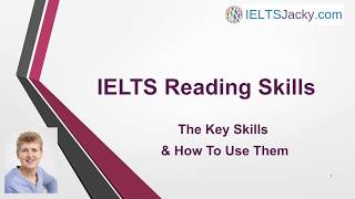 IELTS Reading Skills – The Key Skills amp How To Use Them [upl. by Emanuela948]