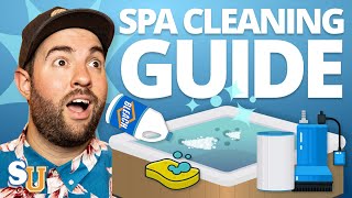 How To CLEAN Your HOT TUB Beginners Guide [upl. by Kapoor]