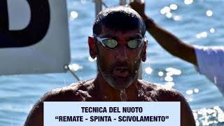 TECNICA DEL NUOTO  “Remate  Spinta  Scivolamento” [upl. by Reviere756]