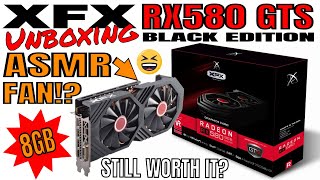 XFX RX580 GTS 8GB Black Edition Unboxing Still a worth buying GPU [upl. by Sherrard]