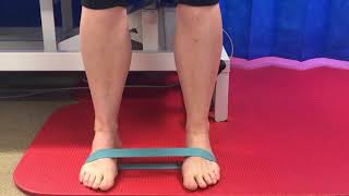 Ankle Exercises Strengthening with a Band [upl. by Arhoz603]