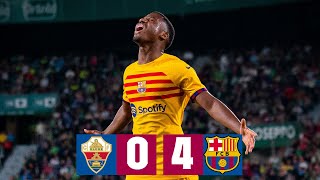 ELCHE 0 4 BARÇA  LALIGA 202223 MD27 [upl. by Wagoner]