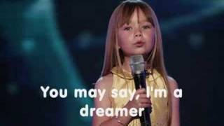 Connie Talbot  Imagine With lyrics [upl. by Vincentia]