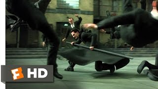 The Matrix Reloaded 26 Movie CLIP  The Burly Brawl 2003 HD [upl. by Oibirot]