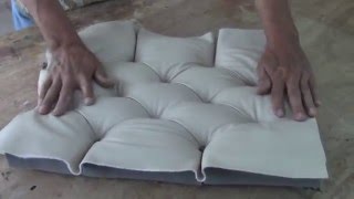 Diamond Tufting capitonné  Part 1 Upholsteryfurniture [upl. by Comyns420]