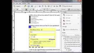 How to Create Fillable Forms in Acrobat Pro XI [upl. by Eleaffar]