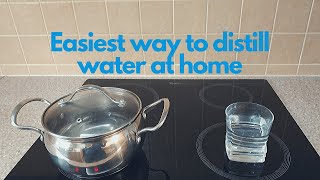 How to make distilled water at home EASIEST WAY [upl. by Nork]