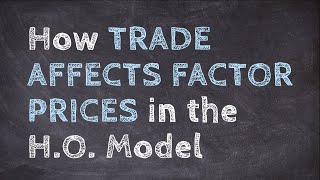 How Trade Affects Factor Prices in the HeckscherOhlin Model [upl. by Ttocserp195]