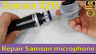 How to repair a Samson R21S microphone [upl. by Ena]